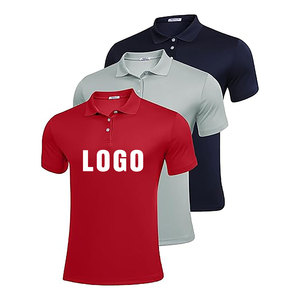 เสื้อโปโลเข้ารูปสำหรับไปยิมของผู้ชายเสื้อแนวสตรีทลำลองผ้าฝ้าย65% 35% โพลีเอสเตอร์ใส่สบายน้ำหนักเบาสำหรับฝึกซ้อม - Product Image 6