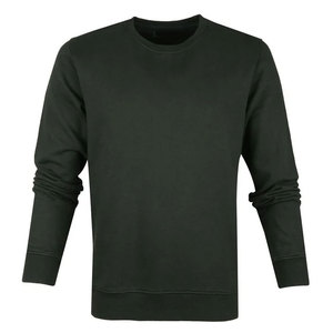 Sudadera personalizada de tela de algodón de lana Terry suelta de color liso de invierno con cuello redondo - Product Image 1