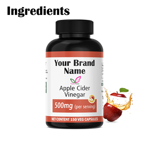 Cápsulas de vinagre de sidra de manzana OEM ODM 500mg 150 recuentos Etiqueta Privada natural - Product Image 4