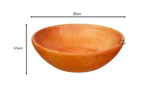 Bol de service en bois de hêtre de qualité supérieure de 20 cm - Bol à salade et à pâtes en bois naturel durable - Product Image 6