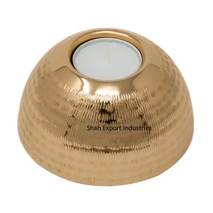 Excellent Design Brass <b>Tea</b> Light <b>Candle</b> Holder Gold Finished for Home and Christmas Decor Round <b>Tea</b> Light Holder - Product Image 4