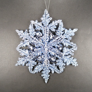 คริสมาสต์ปีใหม่ตกแต่งสีขาวคริลิค2D แบนเกล็ดหิมะเครื่องประดับ - Product Image 4