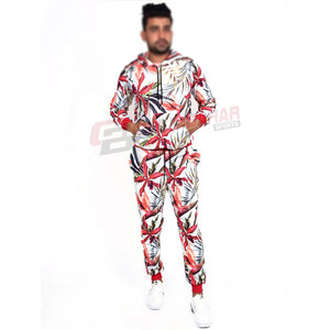 Chándal de invierno para hombre con capucha, de forro polar suave y transpirable, con cintura elástica y corte relajado, chaqueta ligera y pantalón jogger. - Product Image 5