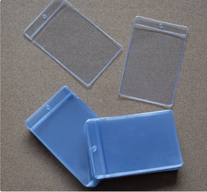 Porte-badge transparent en PVC, étui étanche pour passe d'exposition, porte-carte d'identité scolaire avec trou - Product Image 2