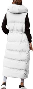 Fabricant OEM personnalisé Manteau d'hiver matelassé à capuche maxi-longueur pour femme Chaud élégant Isolant Respirant 100% coton extérieur - Product Image 4