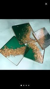 Sous-verres en pierre de luxe de haute qualité sous-verres en marbre blanc pur pour boissons sous-verres en pierre carrés gravés personnalisés tapis et tampons - Product Image 3