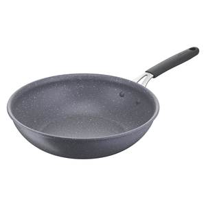 Wok en aluminium antiadhésif Lagostina TEMPRA MINERAL gris 28 cm avec 1 poignée (réf. 012163041828) - Product Image 1
