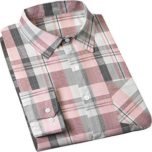 Chemise en flanelle pour homme à manches longues, de haute qualité, dernière mode, légère, confortable, avec un prix ajustable - Product Image 2