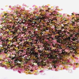 Piedra preciosa suelta de turmalina Natural de grado AAA, corte de Rosa multiturmalina con certificado IGI - Product Image 2