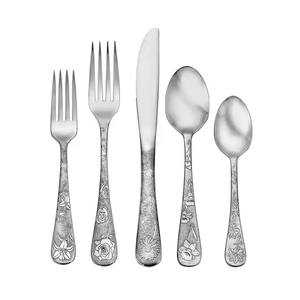 Designer Metal Cutlery Set Premium Stainless Steel <b>Flatware</b> for Dining Table Kitchen and Restaurant Use - Product Image 4