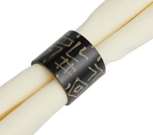 Servilleteros de cuerno natural único indio, servilleteros de cuerno de buey de búfalo Real, servilleteros de cuerno Real de India - Product Image 1