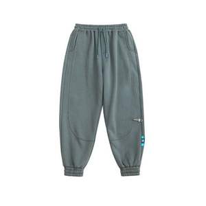 Joggers informales para hombre más vendidos del fabricante alto bordados 100% algodón polar ligero cintura media servicio OEM disponible - Product Image 4