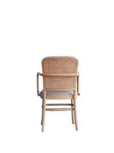 เก้าอี้ทานข้าวไม้สักแท้หวายทนทาน ดีไซน์ทันสมัยเรียบง่าย สำหรับใช้ภายในบ้าน เฟอร์นิเจอร์อพาร์ทเมนท์ โรงแรม - Product Image 4