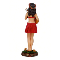 Vente en gros de figurines bobblehead en résine 3D personnalisées de la marque ZY, représentant des danseuses hawaïennes Hula, artisanat artisanal, souvenirs, cadeaux, décoration de la maison, décoration de table