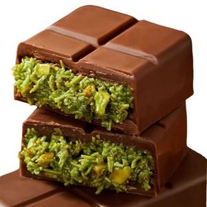 Venta al por mayor de fábrica: Chocolate amargo y dulce artesanal de alta calidad con pistacho y galleta, a granel, de Austria. - Product Image 1