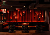 Ensemble de meubles commerciaux de luxe pour bar, pub et salon contemporains, décoration intérieure de restaurant et club