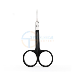 Ciseaux de manucure et pédicure 3PRO en acier inoxydable de qualité optimale, lame incurvée, durables, couleur personnalisée disponible, soin des ongles - Product Image 1