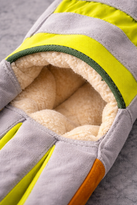 Gants de travail haute visibilité pour travaux de construction, résistants à l'abrasion, avec impression personnalisée, approvisionnement OEM - Product Image 5