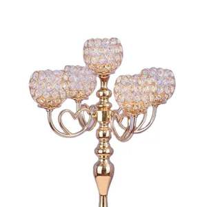 Patrón de diamante Forma redonda Portavelas antiguo Elegante soporte de metal para el hogar y celebraciones al mejor precio - Product Image 4