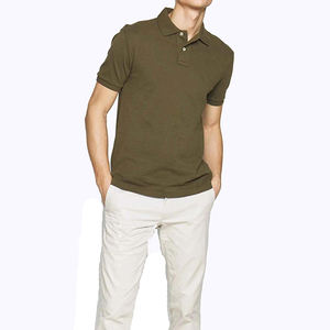 Estilo informal para hombre para camisetas de polo de secado rápido con patrón sólido Precio al por mayor hecho a medida - Product Image 6