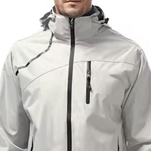 Blouson Bomber Homme Haut de Gamme Personnalisable avec Logo, Imperméable, Respirant et Coupe-Vent, Motif Patchwork, Collection Automne/Hiver, Style Urbain - Product Image 2