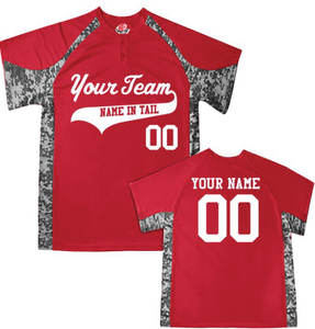 Maillot de Baseball à deux boutons, de meilleure qualité, fabricant du Pakistan, Design personnalisé, Sublimation - Product Image 1