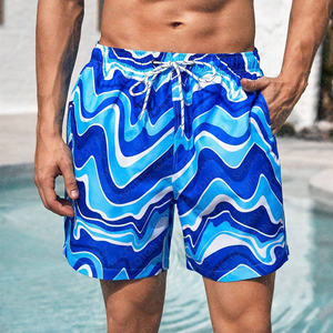 Maillot de bain homme personnalisé Séchage rapide Respirant Tissu extensible dans les quatre sens Short de bain imprimé par sublimation Imperméable Animal Plaid - Product Image 1