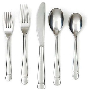 Cuchillo de acero inoxidable de estilo europeo de alta venta, tenedor y cuchara, cubiertos, artículos para el hogar, cubiertos sólidos, juego de cubiertos para restaurante - Product Image 3