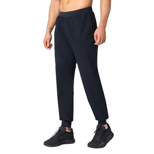 Custom Casual Mid Waist Mens <b>Jogger</b> Pants with Pockets Workout Sweatpants Breathable <b>Polyester</b>/Cotton Drawstring Closure - Product Image 1