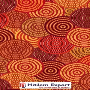 Tissu en coton africain imprimé à la cire et Ankara Style zambien Motifs bicolores classiques Idéal pour la couture, le matelassage et la tapisserie d'ameublement - Product Image 4