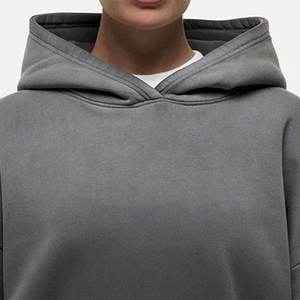 New Arrival Custom Printed Logo Smoky <b>Grey</b> Women's Casual Hoodies Designer Outwears <b>Sweatshirts</b> Streetwear Hooded Collar Winter - Product Image 5