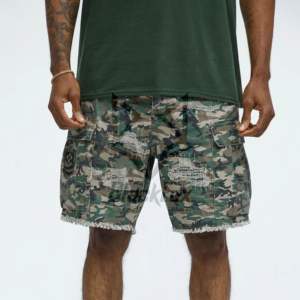 Todo el fabricante personalizar ropa de calle camuflaje corto de carga seis bolsillos corto bordado personalizado parche trabajo de carga corto - Product Image 2