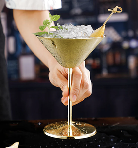 แก้วไวน์สแตนเลสแก้วมาร์ตินี่ถ้วยโลหะอุปกรณ์สำหรับดื่มบาร์โลหะ - Product Image 3