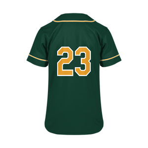 Custom Design Button Style Men's Blank Mesh <b>Baseball</b> Jersey Softball Jersey with Embroidery Sportswear Plus Size Breathable - Product Image 2