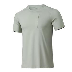 Vente en gros 100% coton T-Shirt pour homme de haute qualité recadrée classique grande taille manches courtes tissu tricoté respirant grande taille - Product Image 4