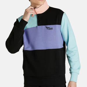 Sweat-shirts à col zippé de haute qualité en coton 2026 pour hommes, sweat-shirts à col zippé sur mesure à vendre - Product Image 1