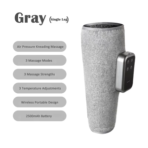 Masseur de jambe de thérapie masseur de jambe de compression d'air construit dans la <span class=keywords><strong>technique</strong></span> de visage de batterie masseur de pied et de mollet - Product Image 2