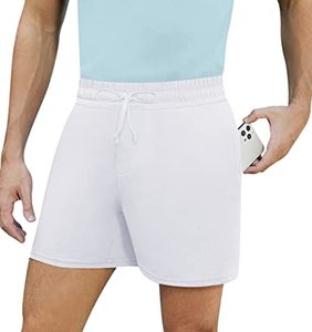 กางเกงขาสั้นตาข่าย5นิ้วสำหรับผู้ชาย,กางเกงวอร์มติดโลโก้งานปักโลโก้แบบระเหิดกางเกงยาวเหนือเข่า - Product Image 1