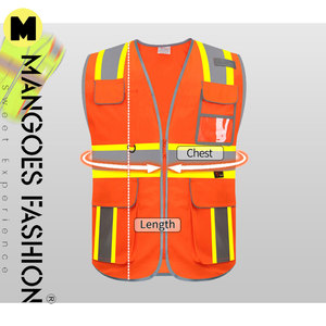 Gilet de sécurité de construction haute visibilité Logo personnalisable Vêtements réfléchissants pour la sécurité et la visibilité - Product Image 3