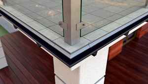 Renoplast ®   Perfil de aluminio para aleros K40, acabado de terrazas y balcones, suelos de baldosas sobre mortero adhesivo, sistemas de drenaje - Product Image 2