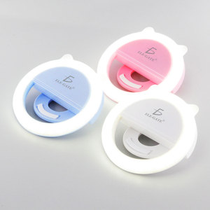 Rechargeable LED Light <b>Ring</b> Selfie <b>Clip</b> for Mobile Phones Made of Durable Plastic - Product Image 2