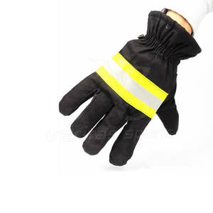 Guantes de bombero de dedo completo personalizados de alta calidad para hombres Equipo transpirable para exteriores Paquete de 2025 a la venta - Product Image 5