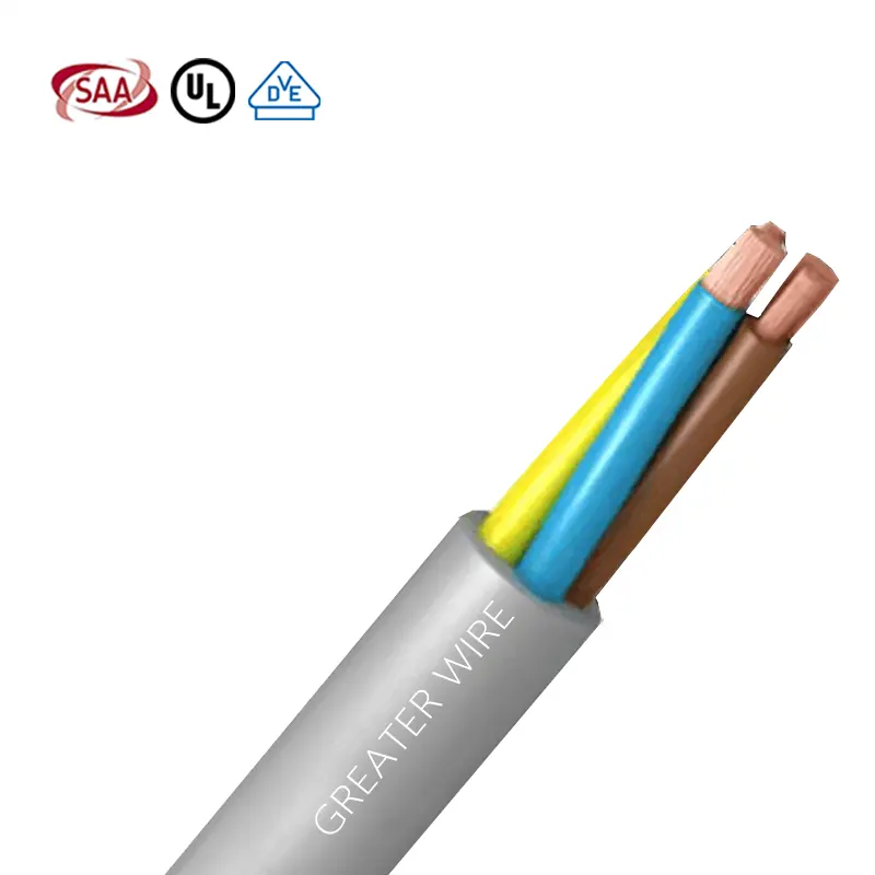 Cable eléctrico Flexible redondo de 1,5mm, 2,5mm, MM, 4mm, 6mm, 10mm, 2, 3, 4, 5, 6 y 7 núcleos