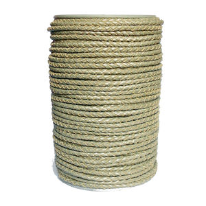 Gran oferta, cordón de cuero trenzado redondo de 4mm de alta calidad, accesorio de pulsera DIY, precio al por mayor, accesorios y componentes de joyería - Product Image 1