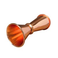 Jigger classique double face en cuivre de qualité supérieure pour vin et bière, outil de bar pour la maison et les hôtels, agitateur de cocktail, vente chaude