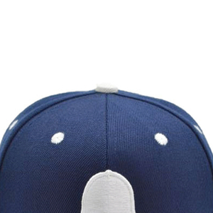 Casquette Snapback Unisexe 6 Panneaux en Coton Bleu avec Logo Brodé, Ajustable, Style Urbain Décontracté pour Adultes - Product Image 6
