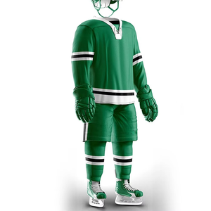 Uniforme de hockey sobre hielo de 100% poliéster, ropa deportiva con logotipo personalizado, uniformes de hockey sobre hielo de alto rendimiento - Product Image 3