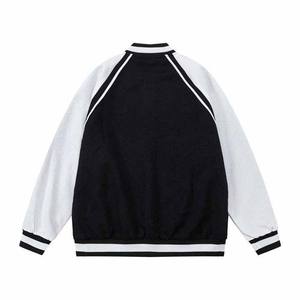 Nuevas chaquetas universitarias para hombres Ropa de invierno Chaquetas universitarias de cuello alto de manga larga hechas de lana para adultos - Product Image 2