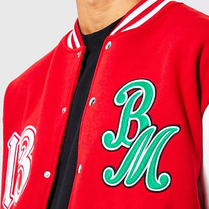 High Street personnalisé haute qualité Baseball Letterman veste à capuche pour hommes et femmes hiver saison motif Type lettre - Product Image 5