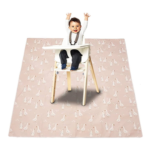 Tapis anti-éclaboussures moderne jetable pour pique-nique en plein air, antidérapant et imperméable, tapis de jeu pour chaise haute pour nouveau-né, usage domestique - Product Image 6